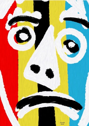 Arte digitale intitolato "A068/2023" da Marco Zautzik, Opera d'arte originale, Pittura digitale