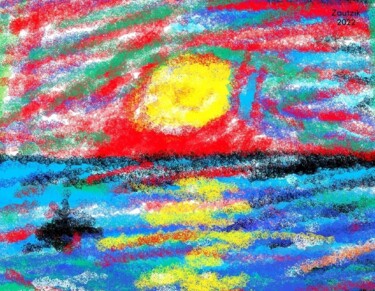 Arte digitale intitolato "D048/2022" da Marco Zautzik, Opera d'arte originale, Pittura digitale