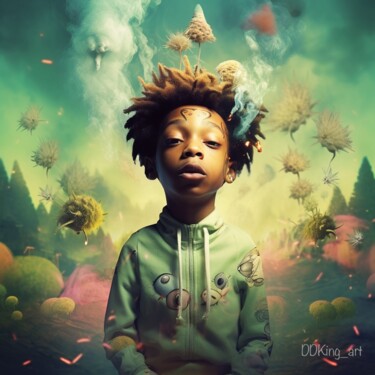 Arte digital titulada "When I Grow Up" por Ddking, Obra de arte original, Imagen generada por IA