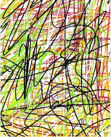 Arte digitale intitolato "D059/2022" da Marco Zautzik, Opera d'arte originale, Pittura digitale