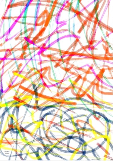 Arte digitale intitolato "D063/2022" da Marco Zautzik, Opera d'arte originale, Pittura digitale