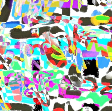 Arte digitale intitolato "D070/2023" da Marco Zautzik, Opera d'arte originale, Pittura digitale