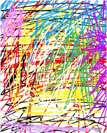 Arte digitale intitolato "D064/2022" da Marco Zautzik, Opera d'arte originale, Pittura digitale