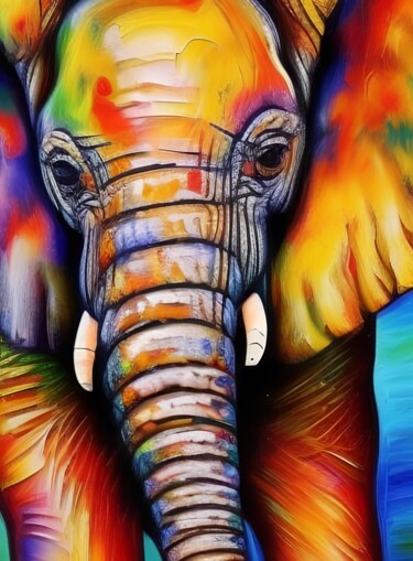 Digital Arts titled "Ele 000000000000000…" by Michael C Bertsch, Original Artwork, Digital Painting