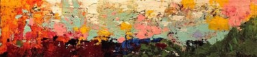 Peinture intitulée "Imaginaire abstract…" par Claude Lépine, Œuvre d'art originale, Acrylique Monté sur Châssis en bois
