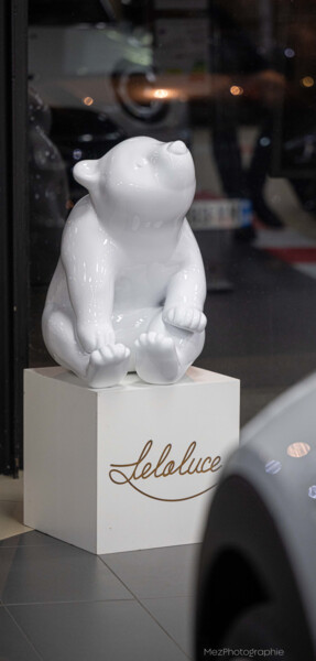 Rzeźba zatytułowany „LELOBEAR 60” autorstwa Leloluce, Oryginalna praca, Żywica