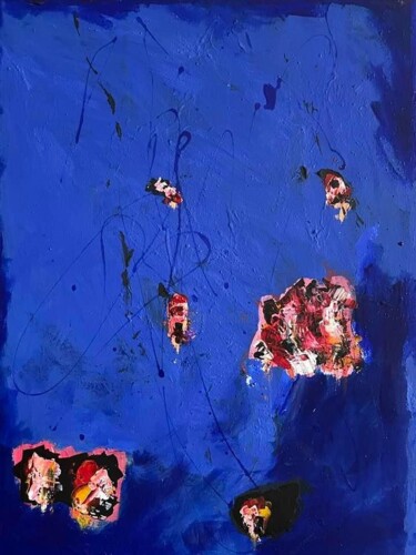 Schilderij getiteld "LES EQUATIONS PARAD…" door Philippe Dupayage, Origineel Kunstwerk, pigmenten