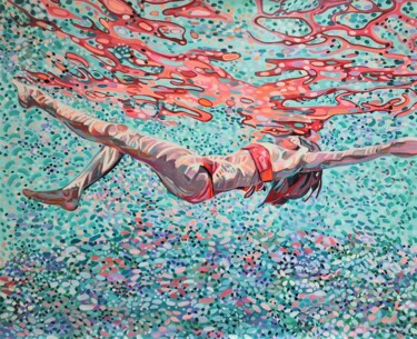 "Underwater No12 / 1…" başlıklı Tablo Alexandra Djokic tarafından, Orijinal sanat, Akrilik