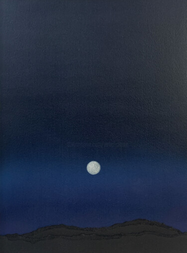 绘画 标题为“Lunair - III” 由Peter Pitout, 原创艺术品, 油