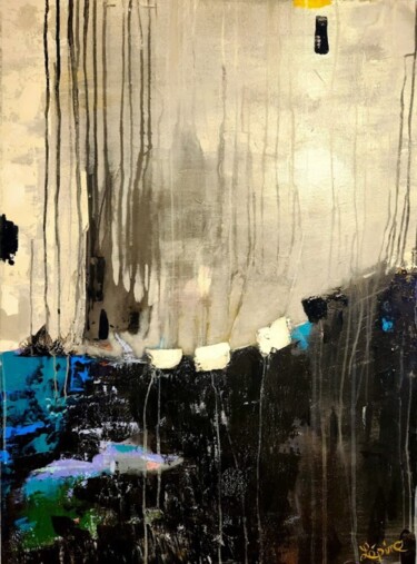 Peinture intitulée "Pénombres" par Claude Lépine, Œuvre d'art originale, Acrylique Monté sur Châssis en bois