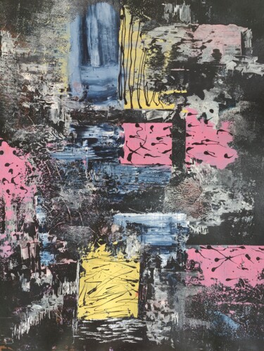 Painting titled "Chronicles of darkn…" by Atignas Art, Original Artwork, Acrylic