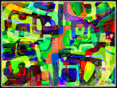 Arte digital titulada "kolono" por Joseph Pllo, Obra de arte original, Pintura Digital