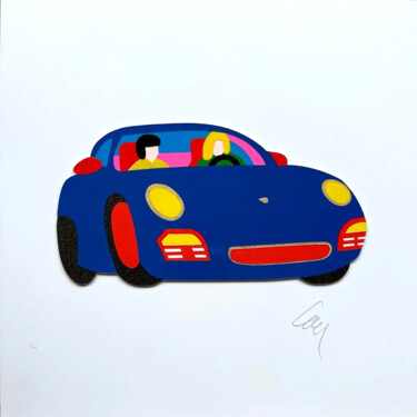 Printmaking titled "Let's Go!" by Marco Lodola, Original Artwork, Screenprinting