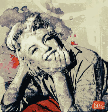 数字艺术 标题为“Marilyn Monroe” 由Marzia Schenetti, 原创艺术品, 数字油画