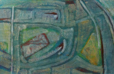 Peinture intitulée "Vestales" par Philippe Casaubon, Œuvre d'art originale, Huile