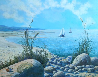 绘画 标题为“Kattegat. Sea of ca…” 由Iryna Makhovska, 原创艺术品, 丙烯 安装在木质担架架上