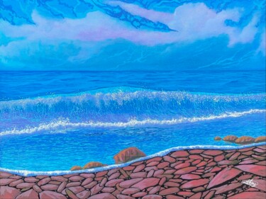 Painting titled "The journey" by Alicia Lopez, Original Artwork, Acrylic