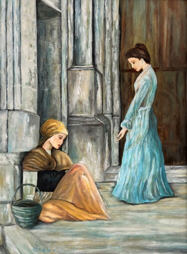 绘画 标题为“Le panier vide” 由Luc Chabal, 原创艺术品, 水粉