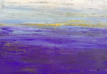 Peinture intitulée "Un matin de lavande" par Irina Ivancov (Chouette Nia), Œuvre d'art originale, Acrylique Monté sur Châssi…