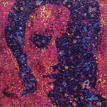 Emma portrait à la peinture à l'huile Peinture intitulée "Emma portrait à la…" par Sophie Artinian, Œuvre d'art originale, Huile