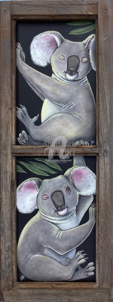 Duo de koala, koala bear duo 绘画 标题为“Duo de koala, koala…” 由Annemarie Laffont, 原创艺术品, 丙烯