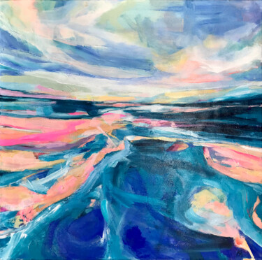 Peinture intitulée "Sailor's Delight" par Kelly Allison, Œuvre d'art originale, Acrylique Monté sur Châssis en bois