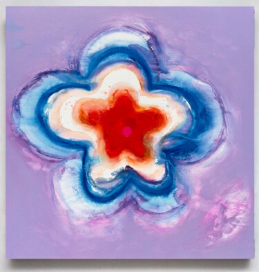 Ζωγραφική με τίτλο "Blurred flower 2" από Rosi Roys, Αυθεντικά έργα τέχνης, Ακρυλικό