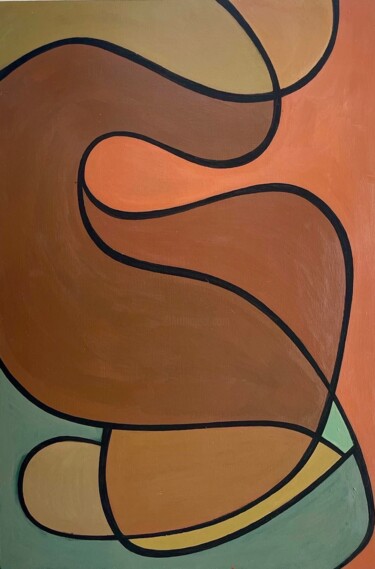 Painting titled "Queen Mother II (ea…" by Kerry O. Furlani, Original Artwork, Acrylic