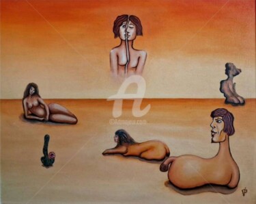 Painting titled "Wilde" by Krisline, Original Artwork, Oil
