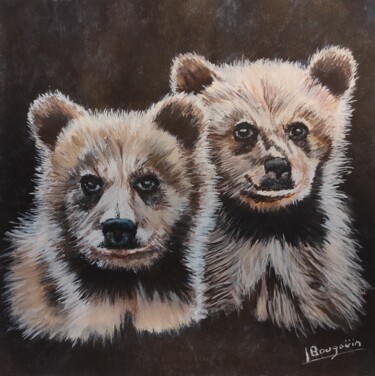 Peinture intitulée "Douceur" par Laurent Bougouin, Œuvre d'art originale, Acrylique
