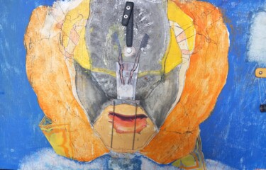 「God knows my nose 👃…」というタイトルの絵画 Maiwandolによって, オリジナルのアートワーク, アクリル