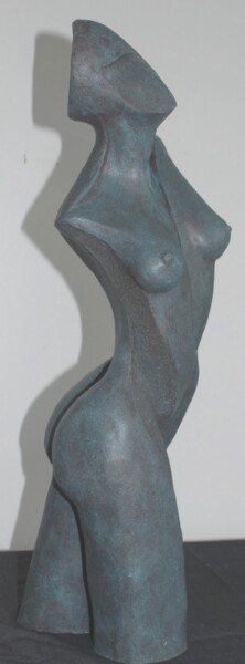 Scultura intitolato "Fougue" da Helene Gobin Langlais, Opera d'arte originale, Terracotta