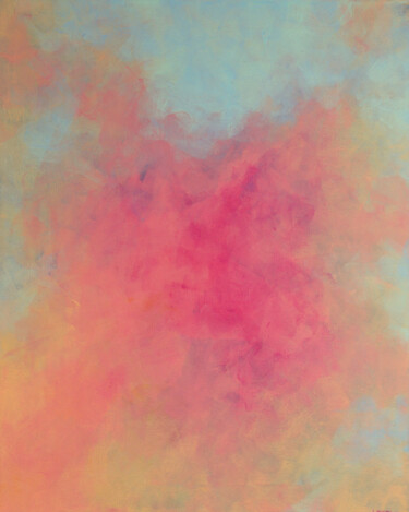 Painting titled "Spring Flight" by Jennifer Morris, Original Artwork, Acrylic Mounted on Wood Stretcher frame
