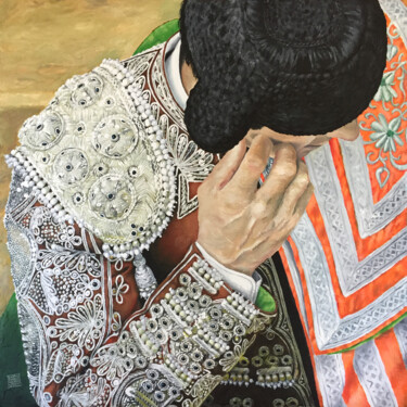 绘画 标题为“La Espera” 由Eduardo Jiménez Aguirre, 原创艺术品, 丙烯