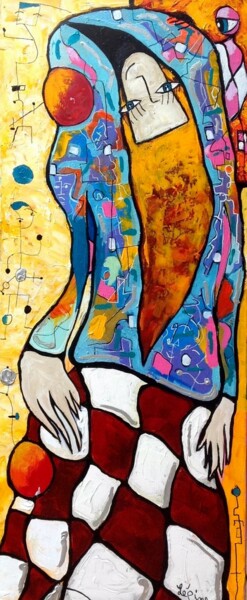 Peinture intitulée "Graffiti" par Claude Lépine, Œuvre d'art originale, Acrylique Monté sur Châssis en bois