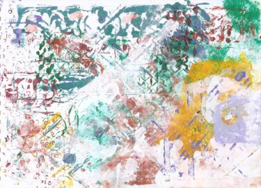 绘画 标题为“Serie 1 - Here” 由Kim Oraee, 原创艺术品, 丙烯