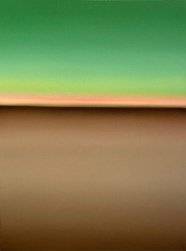 Painting titled "DEEP INSIDE 45" by Larissa Uvarova, Original Artwork, Oil Mounted on Wood Stretcher frame