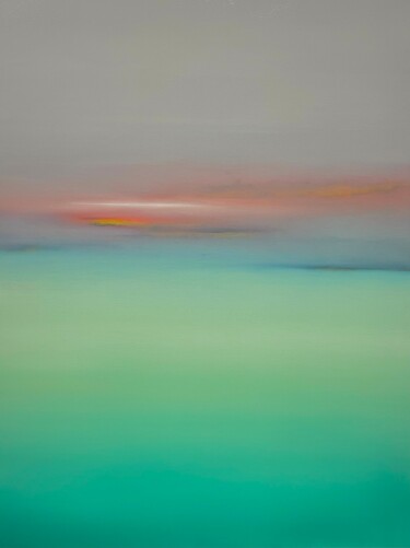 Painting titled "DEEP INSIDE 26" by Larissa Uvarova, Original Artwork, Oil Mounted on Wood Stretcher frame