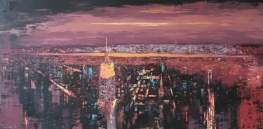 绘画 标题为“Heart Of The City” 由Olga Mihailicenko, 原创艺术品, 油