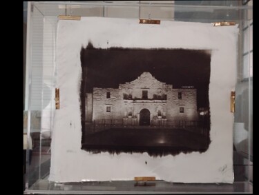 摄影 标题为“Alamo on Silk” 由Richard Eugene Puckett, 原创艺术品, 电影摄影 安装在artwork_cat.上