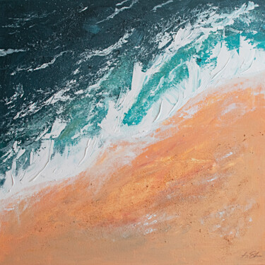 "The smile of the sea" başlıklı Tablo Anelia Shikova tarafından, Orijinal sanat, Akrilik Ahşap Sedye çerçevesi üzerine monte…