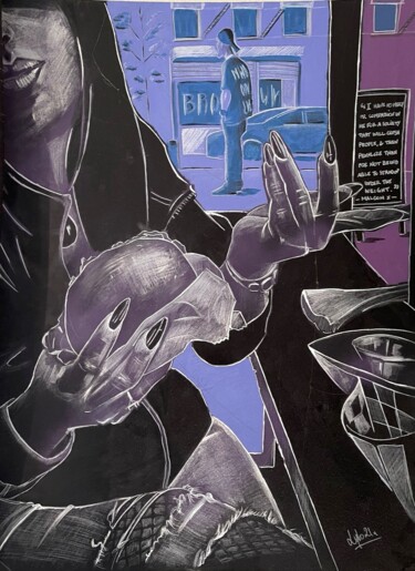 Peinture intitulée "Brooklyn" par Lylo, Œuvre d'art originale, Acrylique