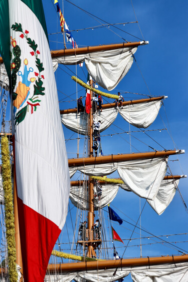 제목이 ""CUAUHTEMOC", cadet…"인 사진 Pierre-Yves Rospabé로, 원작, 조작되지 않은 사진