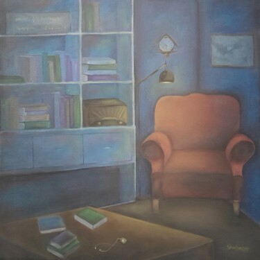 제목이 "READING ROOM"인 미술작품 Shaheera Sandhu로, 원작, 기름