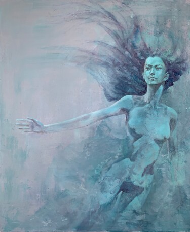 Move with the wind #2 绘画 标题为“Move with the wind…” 由Eagle Zac, 原创艺术品, 油