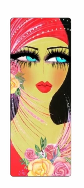 「Portrait Of Rose」というタイトルの絵画 Seyyibe Bayraktarによって, オリジナルのアートワーク, アクリル