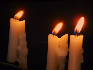 Photography titled "Mission Candles in…" by Troy Wilson-Ripsom, Original Artwork, Digital Photography