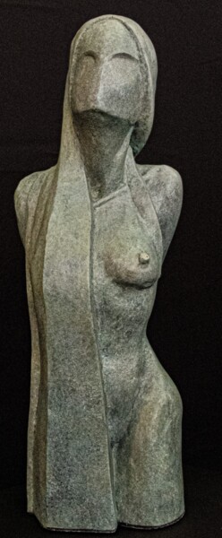 Sculpture titled "Ondine" by Helene Gobin Langlais, Original Artwork, Terra cotta