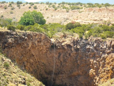 Photography titled "Tiny Desert Waterfa…" by Troy Wilson-Ripsom, Original Artwork, Digital Photography