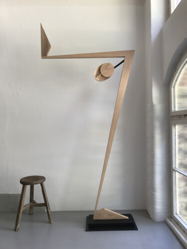 Sculpture titled "FreeBalance" by Sheraya_berlin, Original Artwork, Wood
